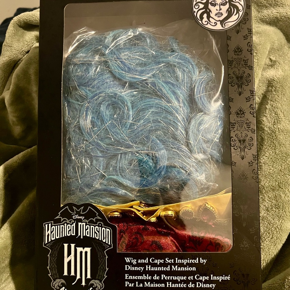 Authentic Disney Haunted Mansion Wig & Cape Set – Madame Leota Inspired